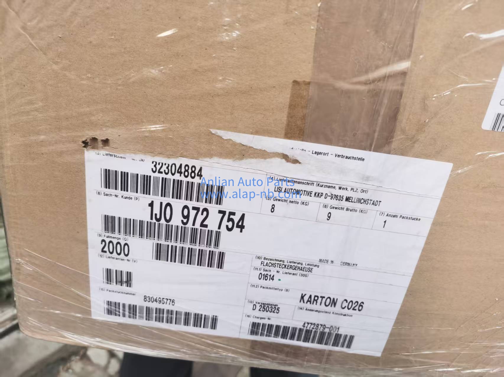 1J0972754 VW Connector made in Germany